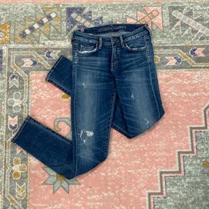 Citizen of humanity denim ripped jeans